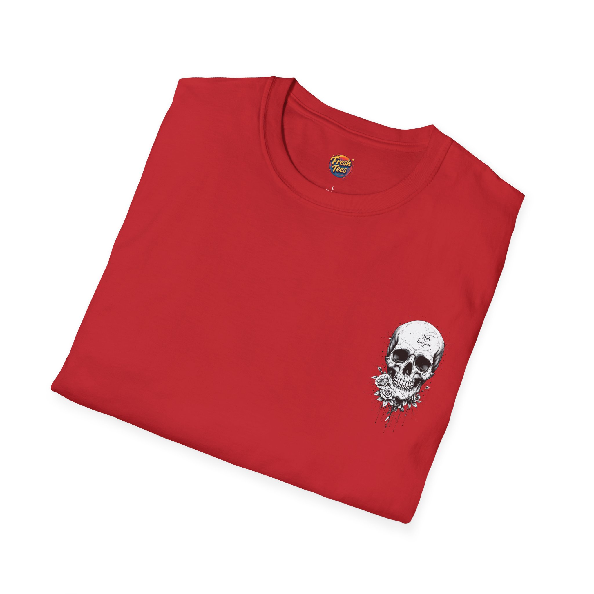 Hate Everyone Skull T-Shirt - Image 24
