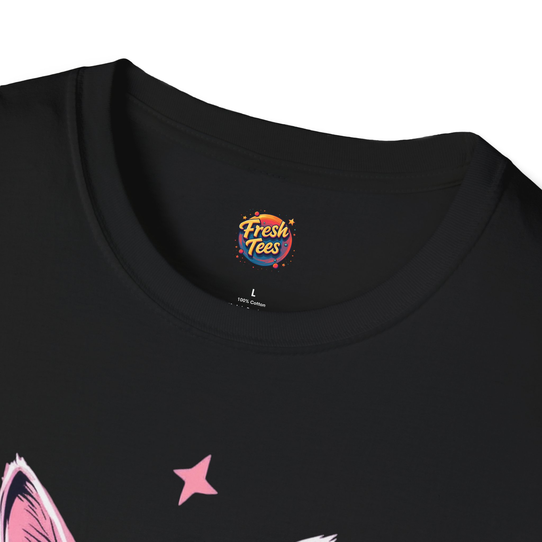 Cool Cat Unisex Softstyle T-Shirt - Image 7