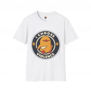 Funny Cartoon T-Shirt, I Choose Violence