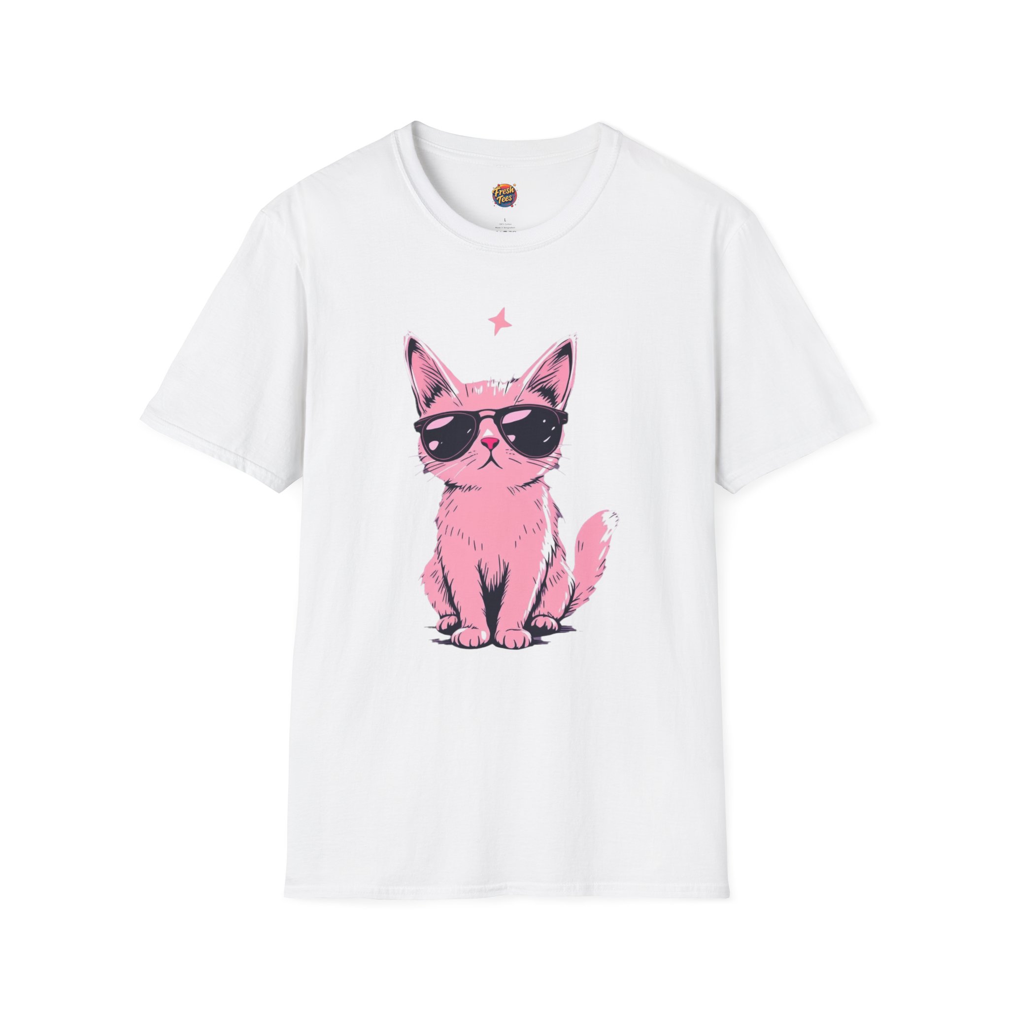 Cool Cat Unisex Softstyle T-Shirt