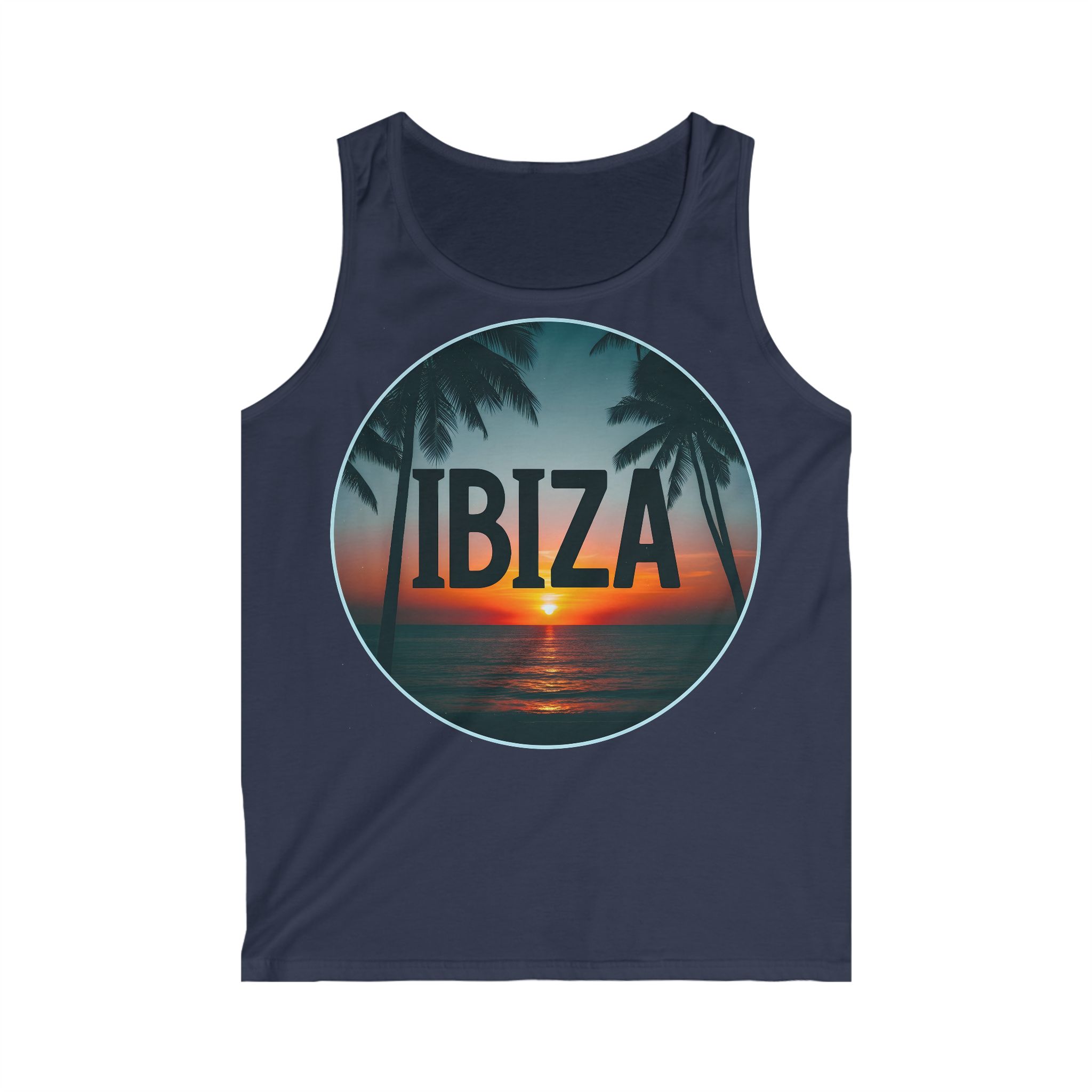 IBIZA Sunset Men's Softstyle Tank Top - Image 5