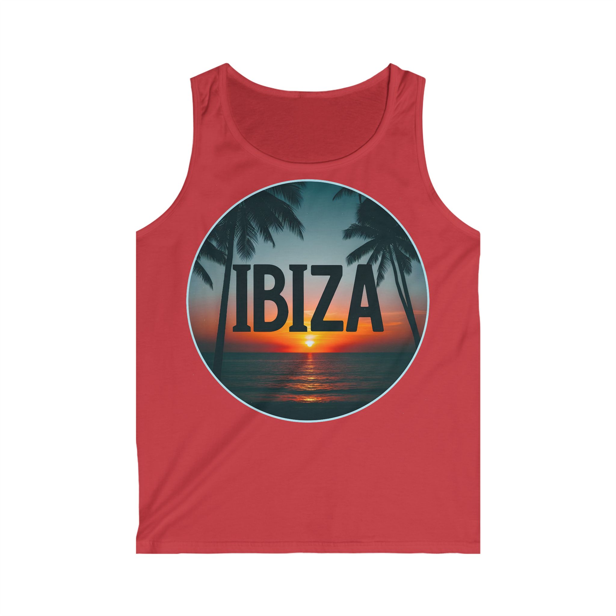 IBIZA Sunset Men's Softstyle Tank Top - Image 7